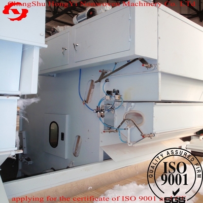 เครื่องชั่งน้ำหนักอัตโนมัติที่เปิดผ้าฝ้าย 1100mm, เครื่องทำรู้สึกสำหรับการทำ Carpert 200kg / H