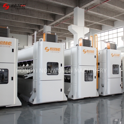 ไฟเบอร์กลาสที่มีความจุสูง Felt Pre-Needle Punching Machine 2200-8000mm 6.5 M