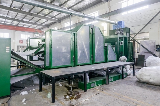 HongYi-2 ปีการรับประกันที่มีประสิทธิภาพสูงเครื่องสาง Nonwoven ดับเบิล Doffer สำหรับขนสัตว์